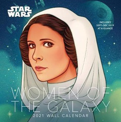 obálka: 2021 Wall Cal: Star Wars Women of the Galaxy