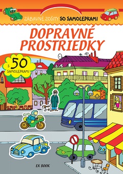 obálka: Dopravné prostriedky s 50 samolepkami