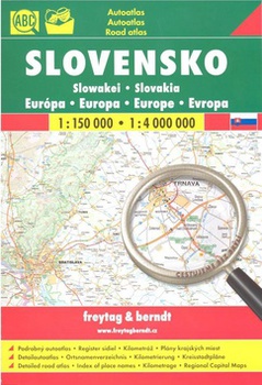 obálka: Autoatlas Slovensko 1:150 000