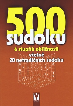 obálka: 500 sudoku