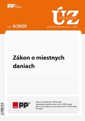 obálka: UZZ 4/2020 Zákon o miestnych daniach