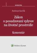 obálka: Zákon o posudzovaní vplyvov na životné prostredie