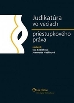 obálka: Judikatúra vo veciach priestupkového práva