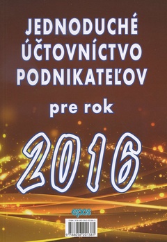 obálka: Jednoduché účtovníctvo podnikateľov pre rok 2016