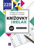 obálka: Krížovky na relax - výroky slávnych - o vínach - humor