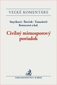 obálka: Civilný mimosporový poriadok. Veľký komentár