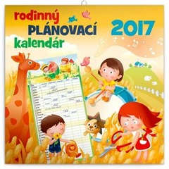 obálka: Rodinný plánovací - nástenný kalendár 2017