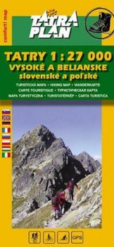 obálka: Tatry Vysoké a Belianske 1:27 000