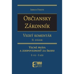 obálka: Občiansky zákonník. Veľký komentár 2. zväzok