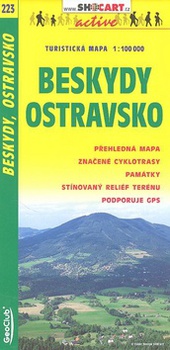 obálka: Beskydy Ostravsko 1:100 000