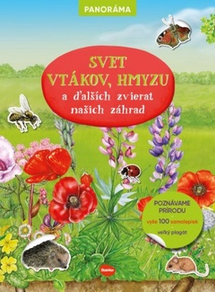 obálka: SVET VTÁKOV, HMYZU a ďalších zvierat našich záhrad – Knižka s plagátom a samolepkami