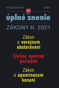 obálka: Aktualizácia II/5 VI/2021