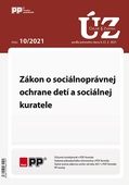 obálka: UZZ 10/2021 Zákon o sociálnoprávnej ochrane detí a sociálnej kuratele