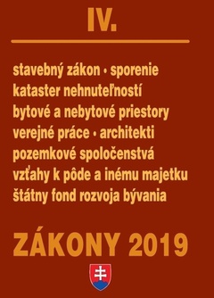 obálka: Zákony 2019/ IV.