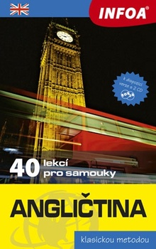 obálka: Angličtina - 40 lekcí pro samouky + 2 CD