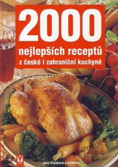 obálka: 2000 nejlepších receptů z české i zahraniční kuchyně