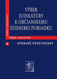 obálka: Výber judikatúry k Občianskemu súdnemu poriadku