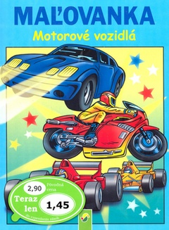 obálka: Maľovanka Motorové vozidlá