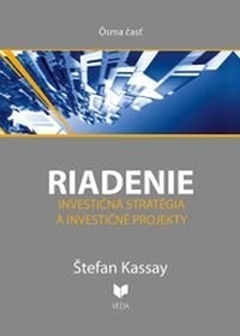 obálka: RIADENIE 8. Investičná stratégia a investičné projekty