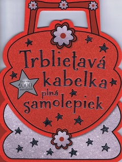 obálka: Trblietavá kabelka plná samolepiek