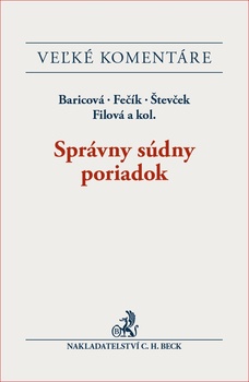 obálka: Správny súdny poriadok - Veľké komentáre