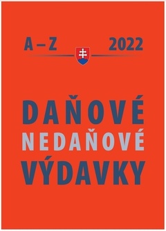 obálka: Daňové a nedaňové výdavky A - Z 2022