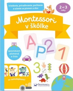 obálka: Montessori v škôlke so samolepkami