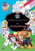 obálka: Vymaľovanky so samolepkami - Paw Patrol (A4)