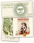 obálka: Lunární kalendář 2019 + Babiččiny recepty + Dvanáctý rok s Měsícem