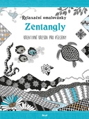 obálka: Relaxační omalovánky: Zentangly - Kreativní kresba pro každého