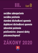 obálka: ZÁKONY 2020 III/B - Zdravotné a sociálne zákony - úplné znenie k 1.1.2020