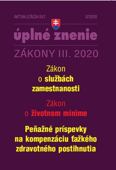 obálka: Aktualizácia III/7 2020 – Zákon o službách zamestnanosti