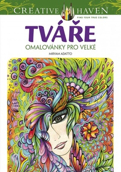 obálka: Tváře - omalovánky pro velké