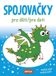 obálka: Spojovačky pro děti/pre deti - modrý zošit