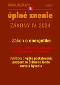 obálka: Atualizácia IV/2 2024 Zákon o energetike