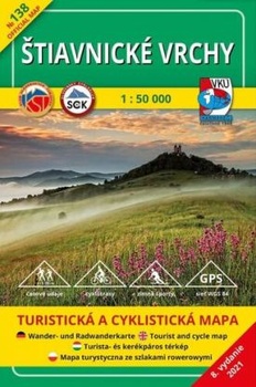 obálka: TM 138 Štiavnické vrchy 1:50 000