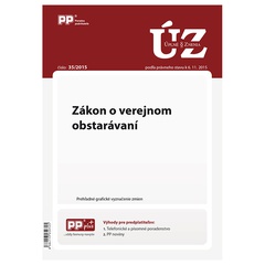 obálka: UZZ 35/2015 Zákon o verejnom obstarávaní