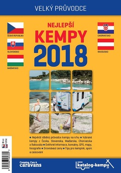 obálka: Nejlepší kempy 2018 - Velký průvodce