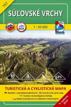 obálka: TM 157 Súľovské vrchy 1:50000