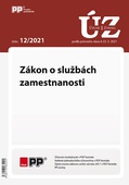 obálka: UZZ 12/2021 Zákon o službách zamestnanosti