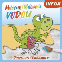 obálka: Malování vodou - Dinosauři / Maľovanie vodou - Dinosaury