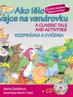 obálka: Ako išlo vajce na vandrovku Rozprávka a cvičenia + CD