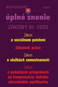 obálka: Aktualizácia III/2 - Sociálne poistenie, ZP, Služby zamestnanosti (opatrenia proti koronavírusu)