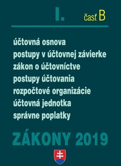 obálka: Zákony 2019 I-B