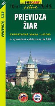 obálka: Prievidza, Žiar 1:50 000