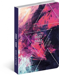 obálka: Školský diár 2021/2022 - Abstrakt