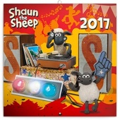 obálka: Ovečka Shaun - nástěnný kalendář 2017