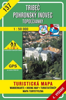 obálka: TM Tribeč, Pohronský inovec 1:50 000