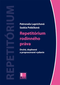 obálka: Repetitórium rodinného práva