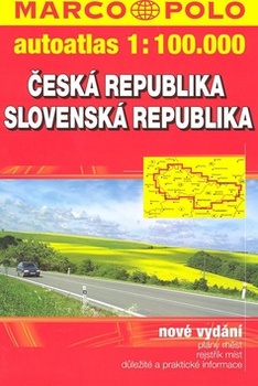 obálka: Autoatlas Česká republika, Slovenská republika 1:100 000